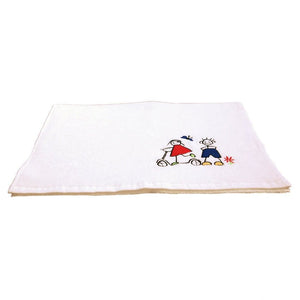 Weberei Pahl Kinder Handtuch Riva/Heidi 50x100 cm (WEISS) 103846