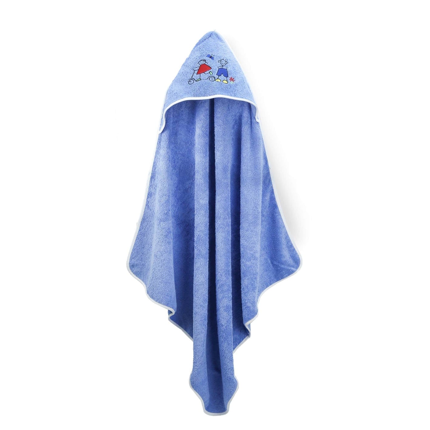 Weberei Pahl Kinder Kapuzentuch Riva/Heidi 100x100 cm (BLAU) 103859