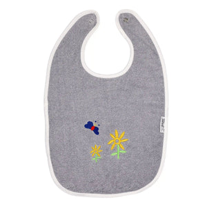 Weberei Pahl Kinder Lätzchen Riva/Heidi 30x45 cm (GRAU) 103836
