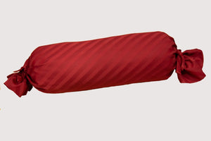 Weberei Pahl Nackenrollenbezug Harvard Danny 15x40 cm (DUNKELROT) 106716