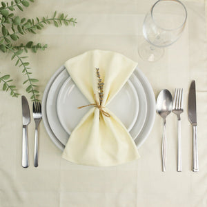 Weberei Pahl Serviette Tessin Tessa 50x50 cm (CHAMPAGNER) 100385