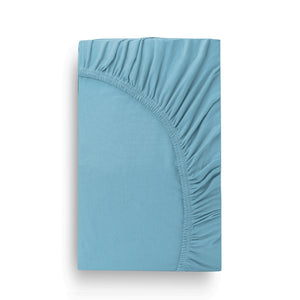 Weberei Pahl Spannbettlaken Miami Gina 100x200x24 (AZUR) 101510