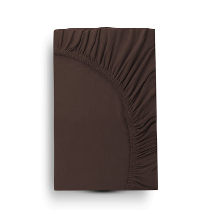 Weberei Pahl Spannbettlaken Miami Gina 100x200x24 (BRAUN) 100631