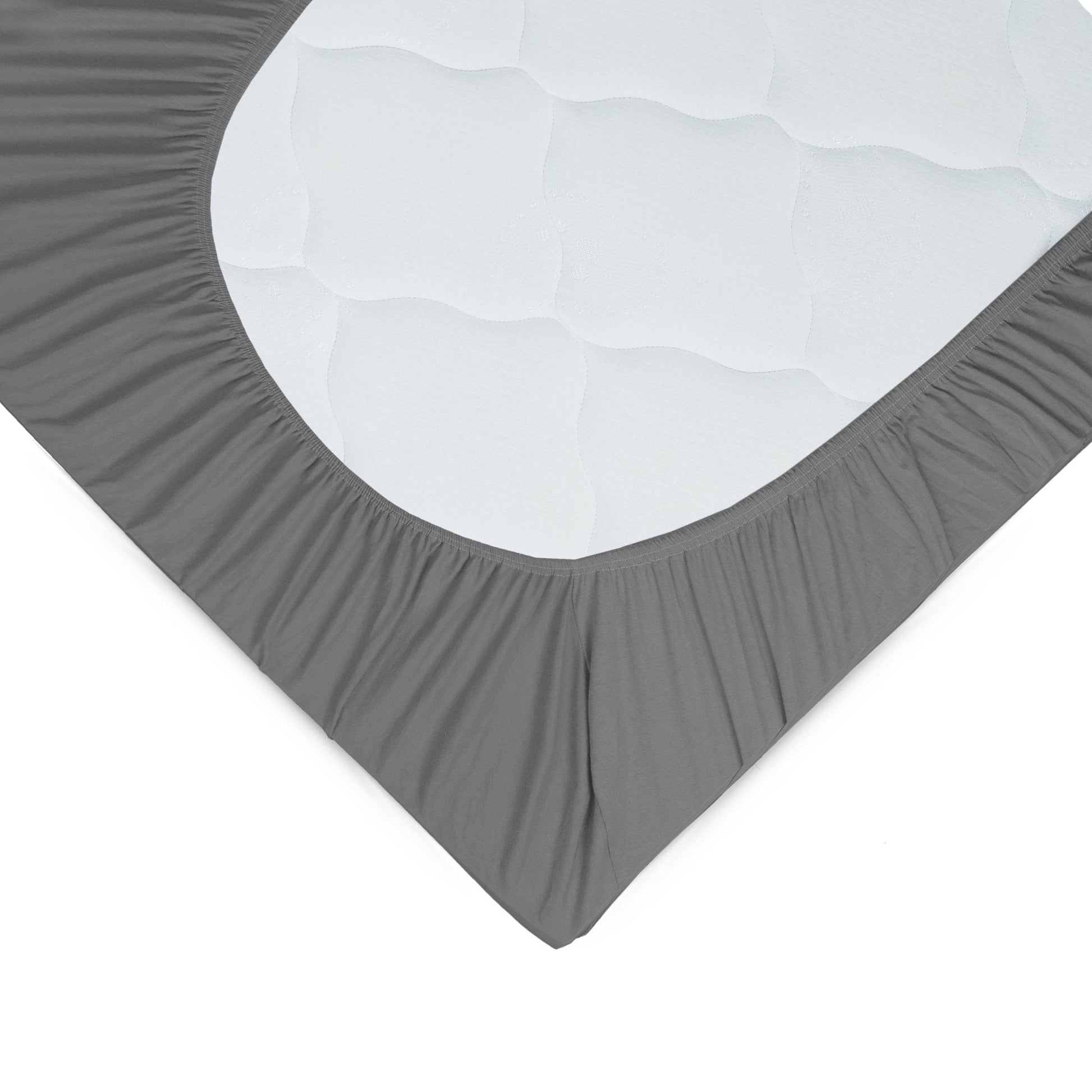Weberei Pahl Spannbettlaken Miami Gina 160x200x24 (GRAPHIT) 102351