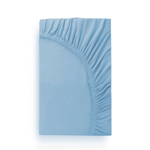 Weberei Pahl Spannbettlaken Miami Gina 160x200x24 (HELLBLAU) 103252
