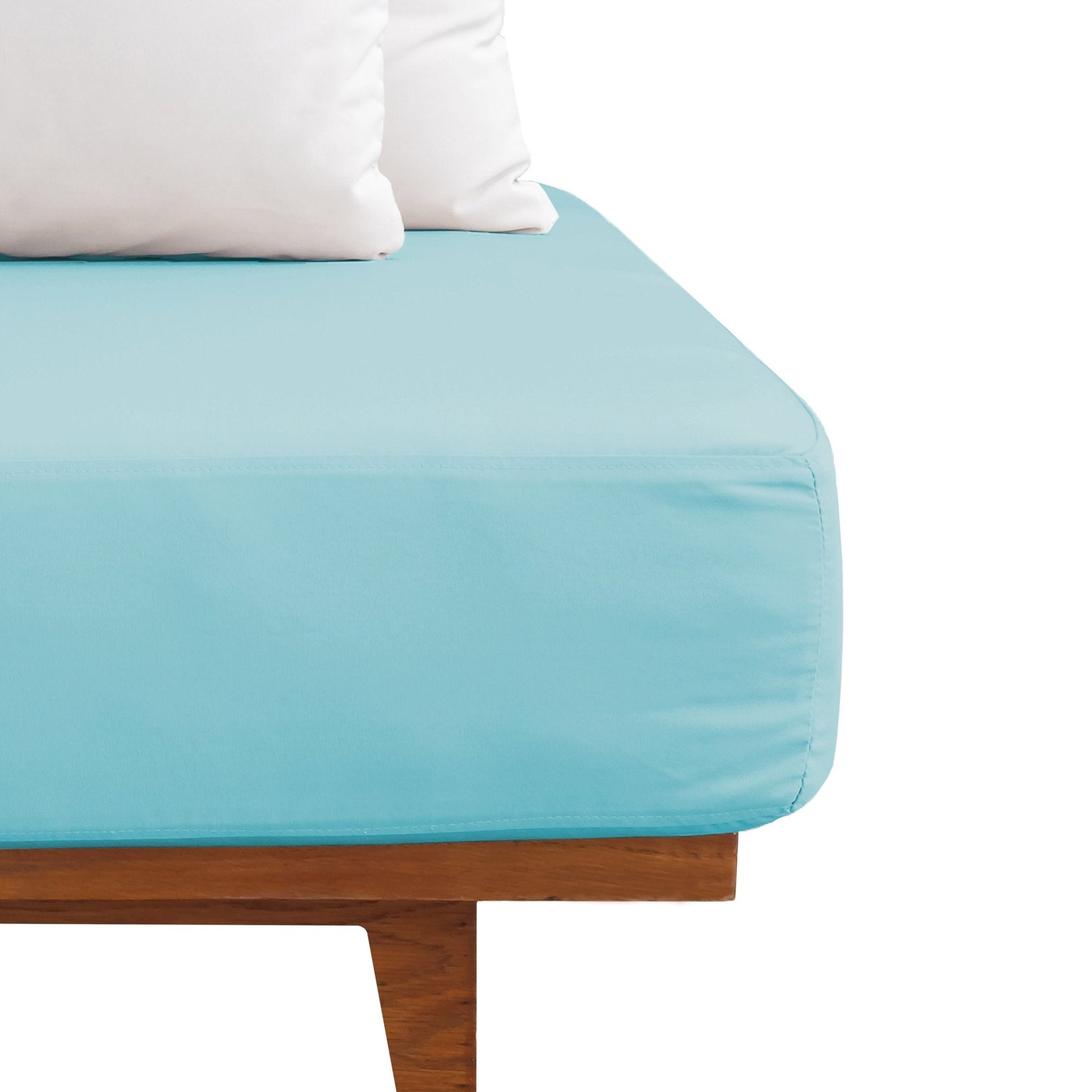 Weberei Pahl Spannbettlaken Miami Gina 200x200x24 (AZUR) 103267