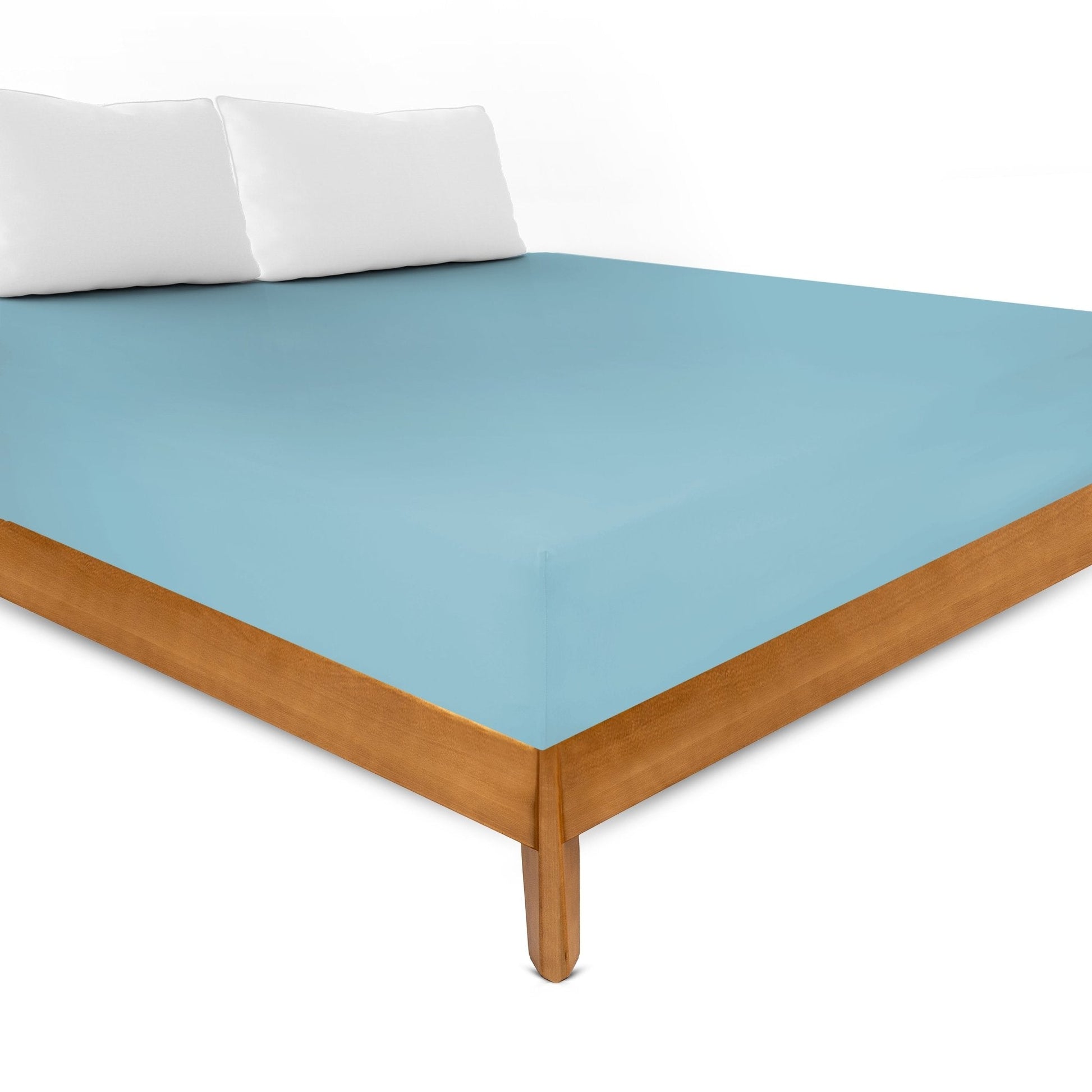 Weberei Pahl Spannbettlaken Miami Gina 200x200x24 (AZUR) 103267