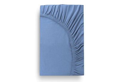 Weberei Pahl Spannbettlaken Miami Gina 200x200x24 (BLAU) 105470