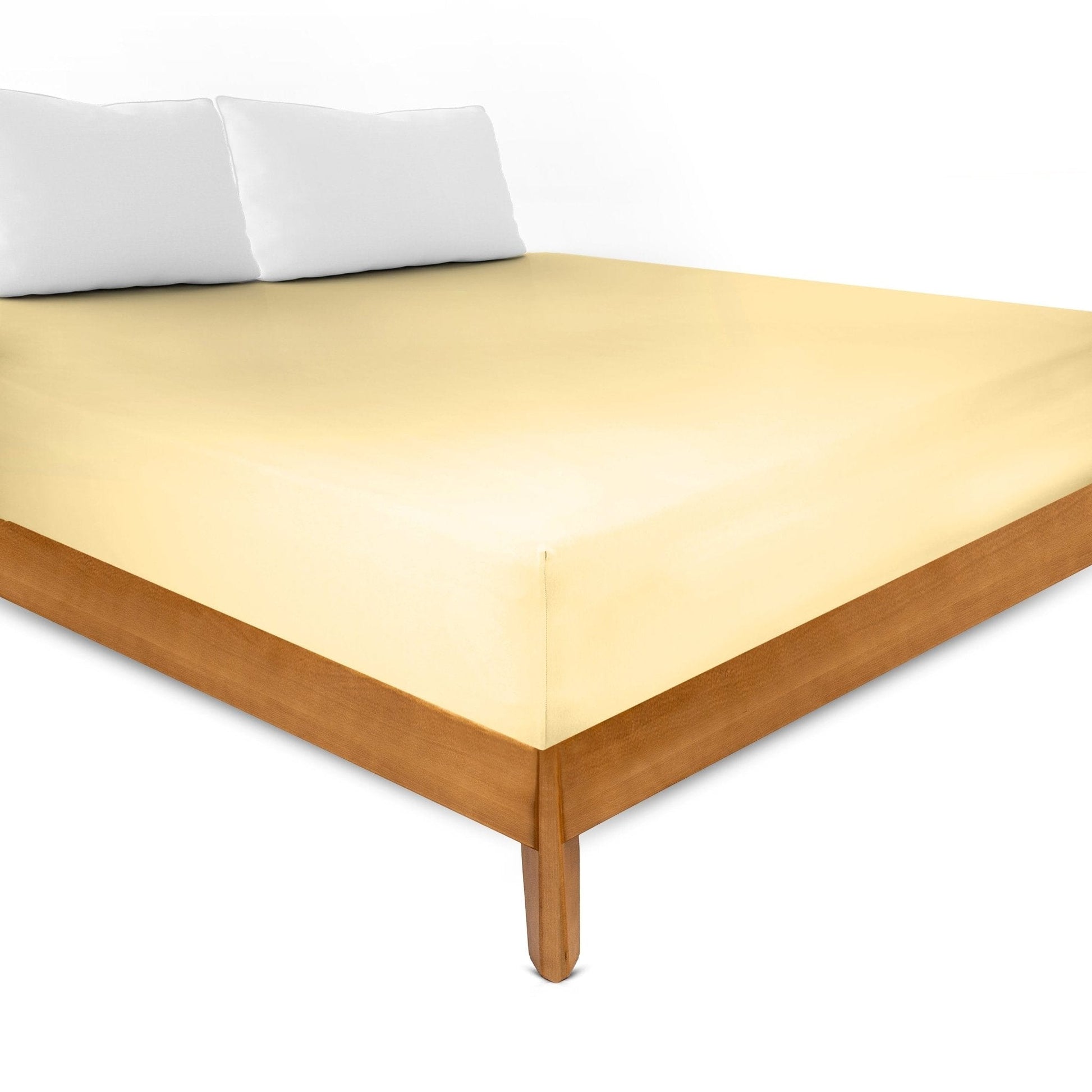Weberei Pahl Spannbettlaken Miami Gina 200x200x24 (GELB) 105466