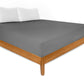 Weberei Pahl Spannbettlaken Miami Gina 200x200x24 (GRAPHIT) 101823
