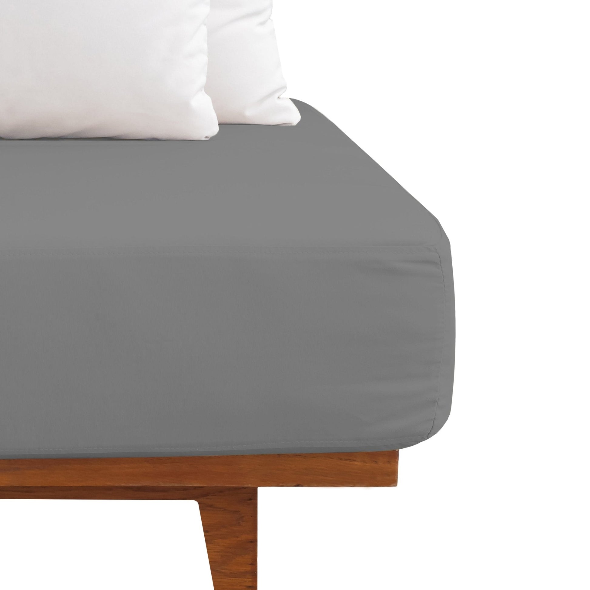 Weberei Pahl Spannbettlaken Miami Gina 200x200x24 (GRAPHIT) 101823