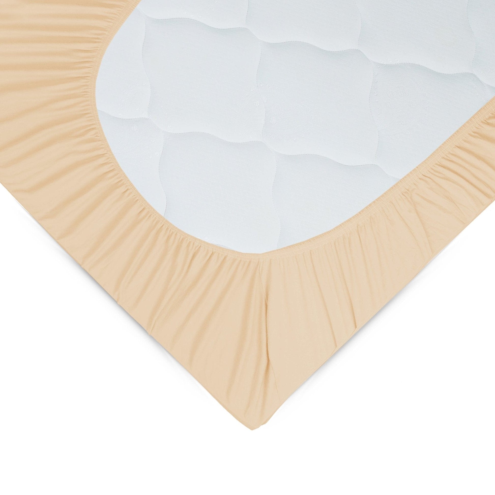Weberei Pahl Spannbettlaken Miami Gina 200x200x24 (KAMEL) 105469