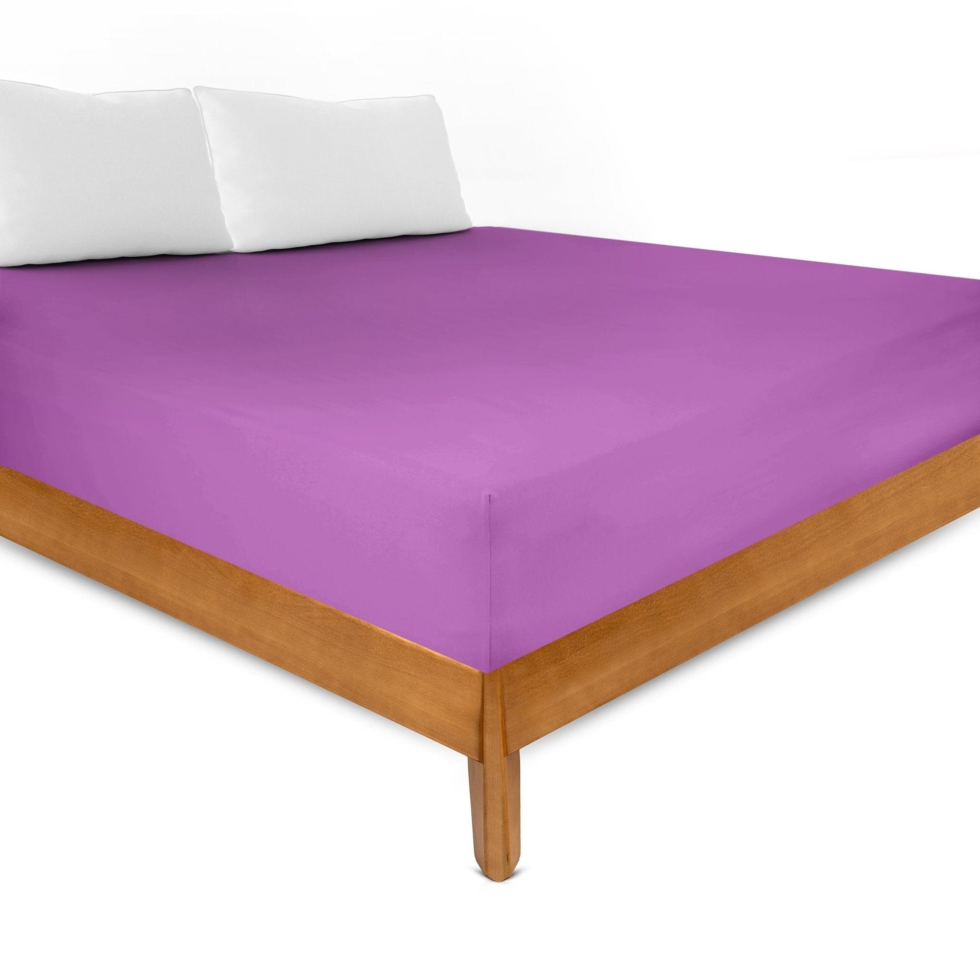 Weberei Pahl Spannbettlaken Miami Gina 200x200x24 (PFLAUME) 103261