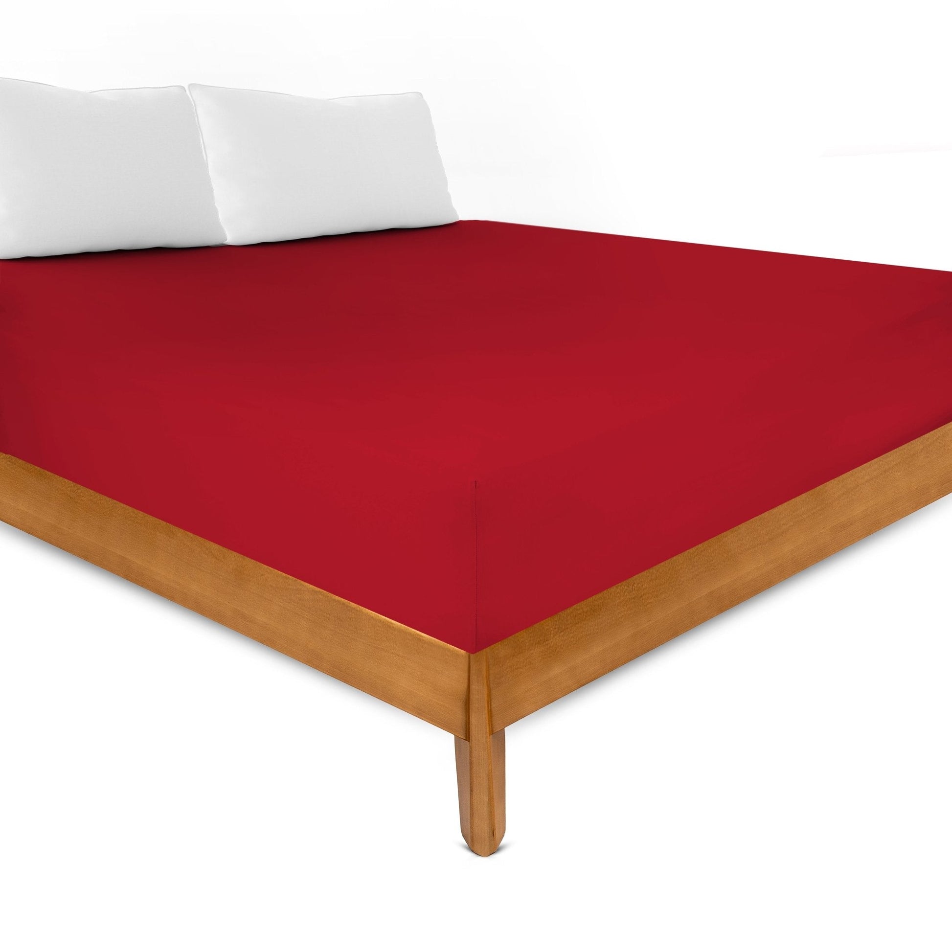 Weberei Pahl Spannbettlaken Miami Gina 70x140x10 (DUNKELROT) 103278