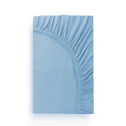 Weberei Pahl Spannbettlaken Miami Gina 70x140x10 (HELLBLAU) 103280